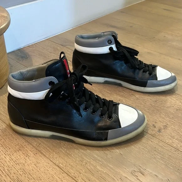 Prada high tops mens hotsell
